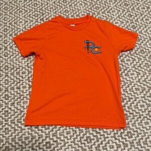 Plate Crate Youth Small Baseball Shirt Cowboy Tee Rare Sold Out Orange T-Shirt
